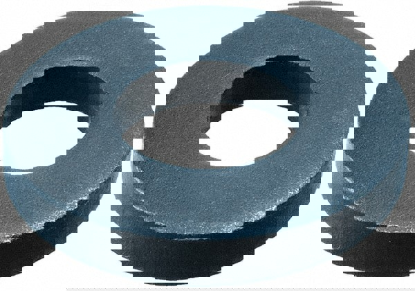 M22 Screw Standard Flat Washer: Steel, Black Phosphate Finish